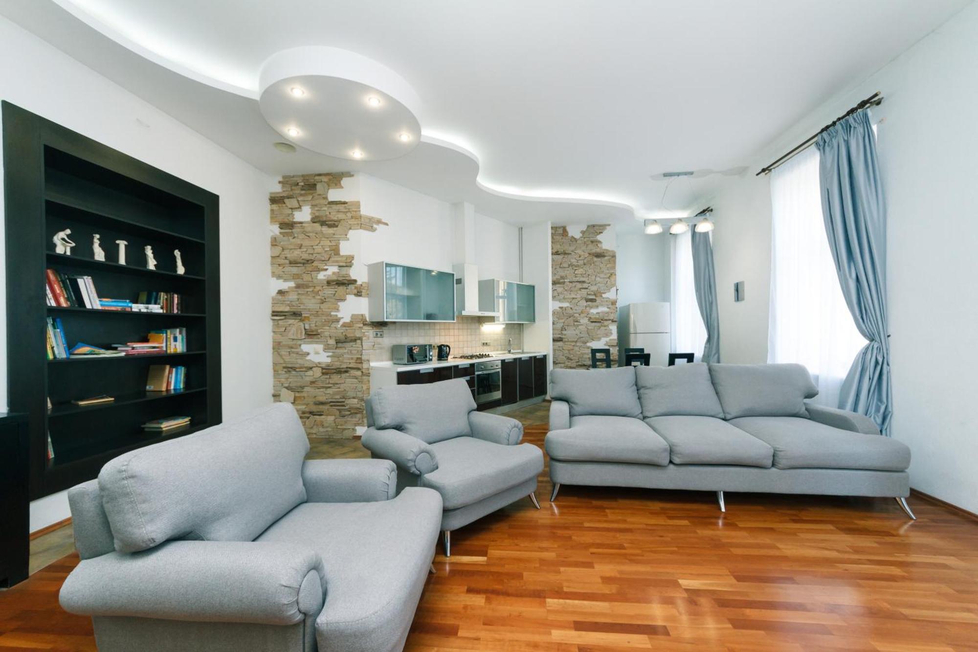 Lux Near Maidan, Khreschutyk 3Br Apartment Kiev Luaran gambar